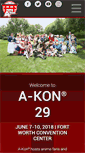 Mobile Screenshot of a-kon.com